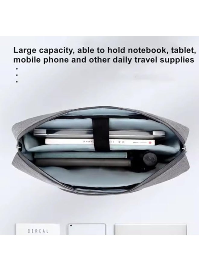 Premium Laptop Carry Bag – Waterproof Slim Messenger Shoulder Case with Handle & Strap for Business Travel,Lightweight Portable Sleeve for Men & Women - Image 4